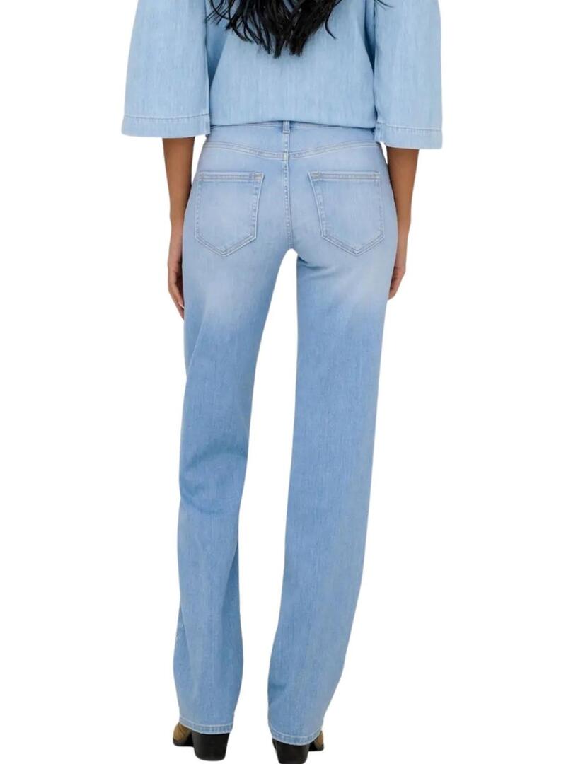 Pantaloni in denim Only Blush blu per donna.