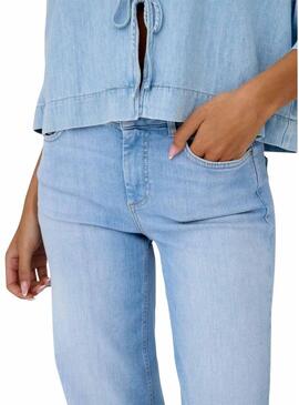 Pantaloni in denim Only Blush blu per donna.