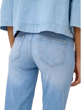 Pantaloni in denim Only Blush blu per donna.