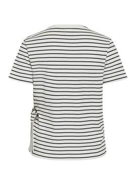 Maglietta Only Sinny a righe bianche per donna