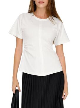 Maglietta Only Marie bianca da donna.