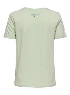 Maglietta Only Kita verde per donna.