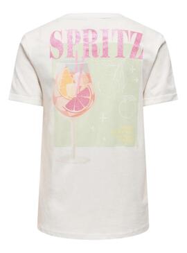 Maglietta Only Kita bianca per donna