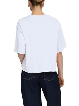 Maglietta Only Jossi New York bianca da donna