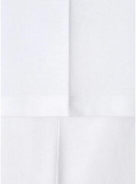 Maglietta logo Pepe Jeans New Art bianca per bambino