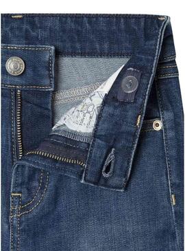 Pantaloni in denim Pepe Jeans Slim Flare blu per ragazze