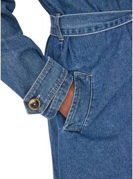 Trench in denim Only Malou blu per donna