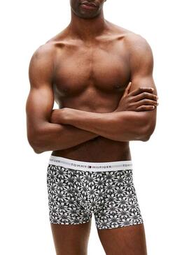 Pacco da 3 mutande stampate Tommy Hilfiger Trunk Signature per uomo
