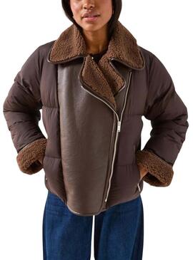 Giacca Vero Moda bianca marrone per donna.