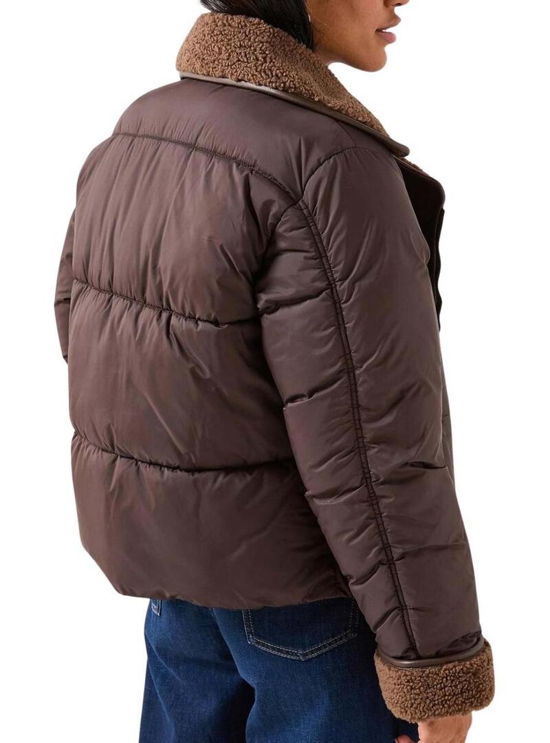 Giacca Vero Moda bianca marrone per donna.