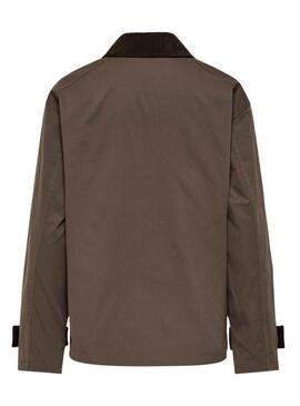 Giacca Only Evelyn marrone da donna.