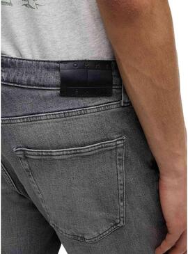 Jeans slim grigi Tommy Jeans Scanton per uomo.