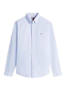 Camicia Oxford Tommy Jeans con logo blu per uomo