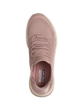 Scarpe Skechers BOBS Squad 4 rosa per donna