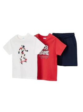 Set Mayoral multicolore per bambino.