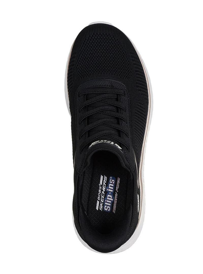 Scarpe Skechers BOBS Squad nere per donna