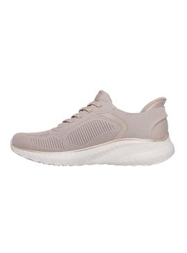Scarpe da ginnastica Skechers BOBS Squad beige per donna
