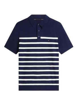 Maglia a righe blu marino Essential Tommy Hilfiger per uomo