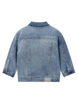 Giacca di jeans Mayoral blu con tasche per bambino