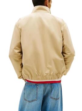 Giacca Tommy Jeans Essential beige per uomo
