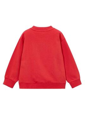 Felpa Mayoral rossa astronauta per bambino.