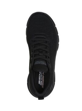 Scarpe Skechers BOBS Sport B Flex Hi nere per donna.