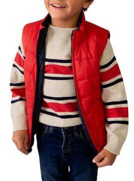 Gilet Mayoral reversibile in rosso e blu per bambino.