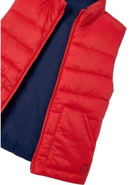 Gilet Mayoral reversibile in rosso e blu per bambino.