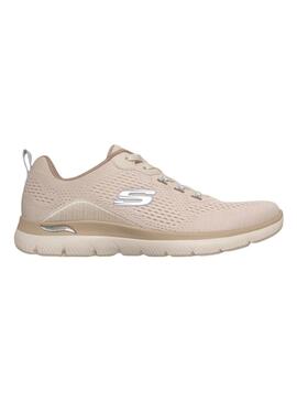 Sneaker Skechers Arch Fit Summits beige per donna.