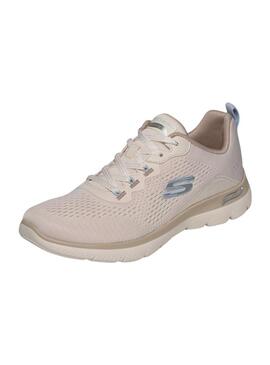 Sneaker Skechers Arch Fit Summits beige per donna.