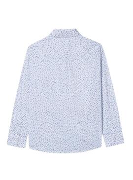 Camicia Mayoral con stampa a foglie per bambino