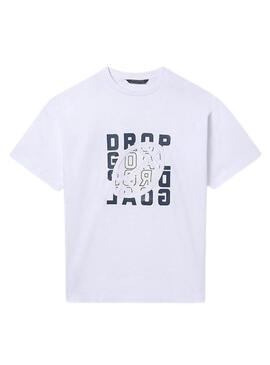 Maglietta bianca Mayoral da basket per bambino