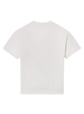 Maglietta bianca Mayoral con tasca per ragazzo