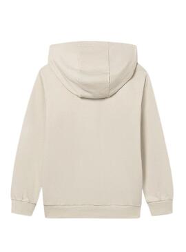 Felpa Mayoral beige per bambino