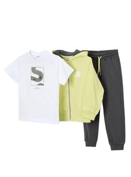 Set Mayoral giallo per bambino per la strada