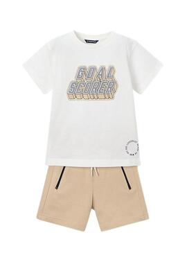 Set Mayoral beige per bambino