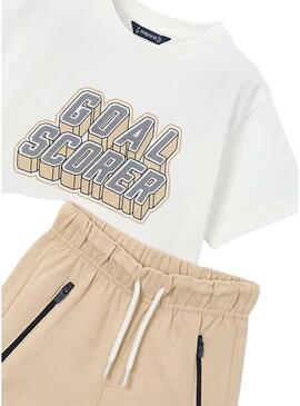 Set Mayoral beige per bambino