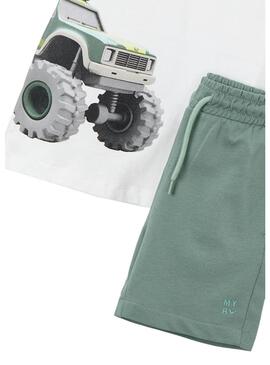 Set Mayoral verde per bambino