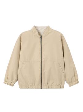 Corta vento Mayoral beige per bambino.