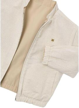 Corta vento Mayoral beige per bambino.