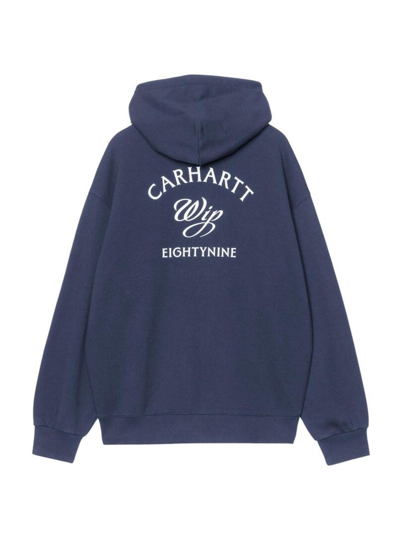 Felpa Carhartt con cappuccio Eightynine blu scuro per uomo