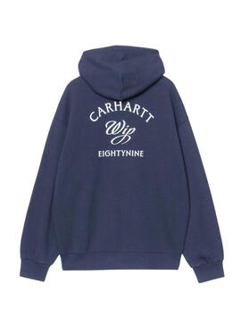 Felpa Carhartt con cappuccio Eightynine blu scuro per uomo