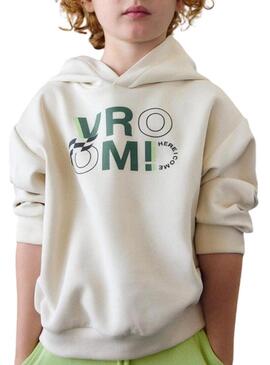 Felpa Mayoral Pullover beige per bambino