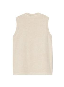 Maglietta Carhartt Nelson beige per donna