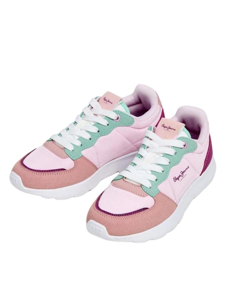 Scarpa Pepe Jeans Tegan Bass rosa per bambina