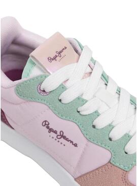 Scarpa Pepe Jeans Tegan Bass rosa per bambina