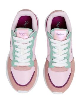 Scarpa Pepe Jeans Tegan Bass rosa per bambina