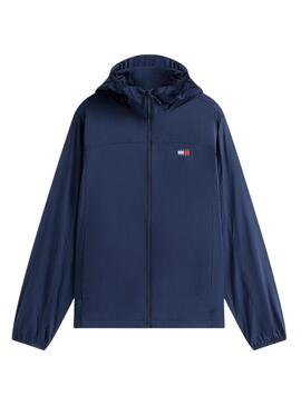 Giacca Tommy Jeans Outdoor Shell blu marino per uomo