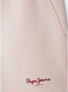 Gonna corta Pepe Jeans Gab rosa per ragazza