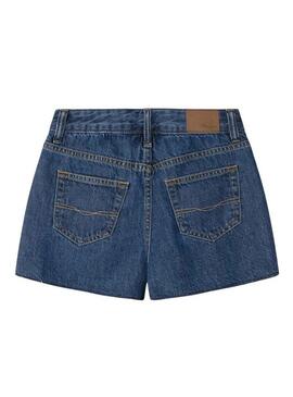 Gonna A-Line corta Pepe Jeans blu per ragazza.
